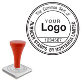 Common Seal Stamp + Logo + Number - L15