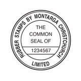 Common Seal Stamp - Long Title + Number - 4645