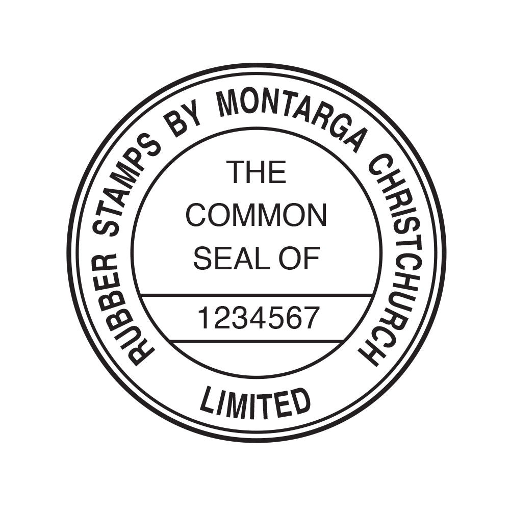 Common Seal - Long Title + Number Stamp - L15
