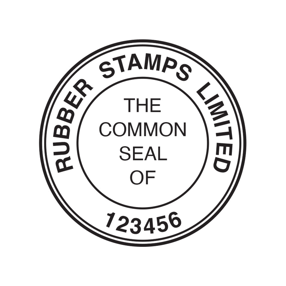 Common Seal Stamp + Number  - 4924