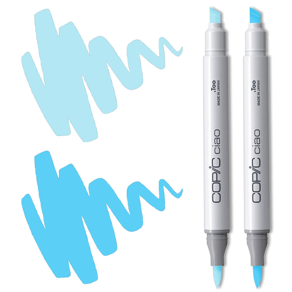 Copic Ciao Marker Set - Light Blue Blending Duo