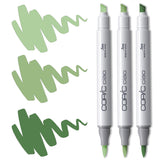 Copic Ciao Marker Set - Green Blending Trio
