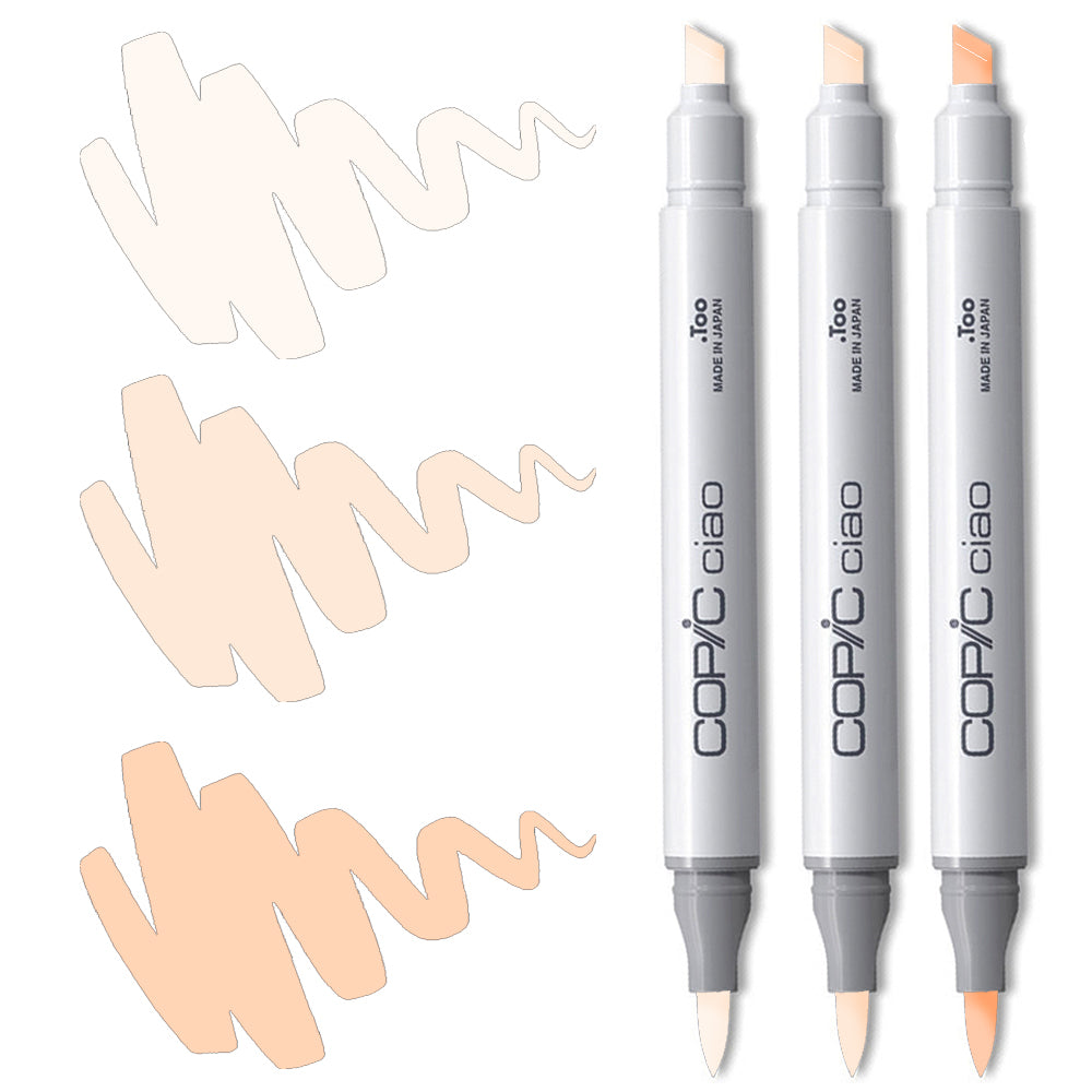 Copic Ciao Marker Set - Skin Blending Trio