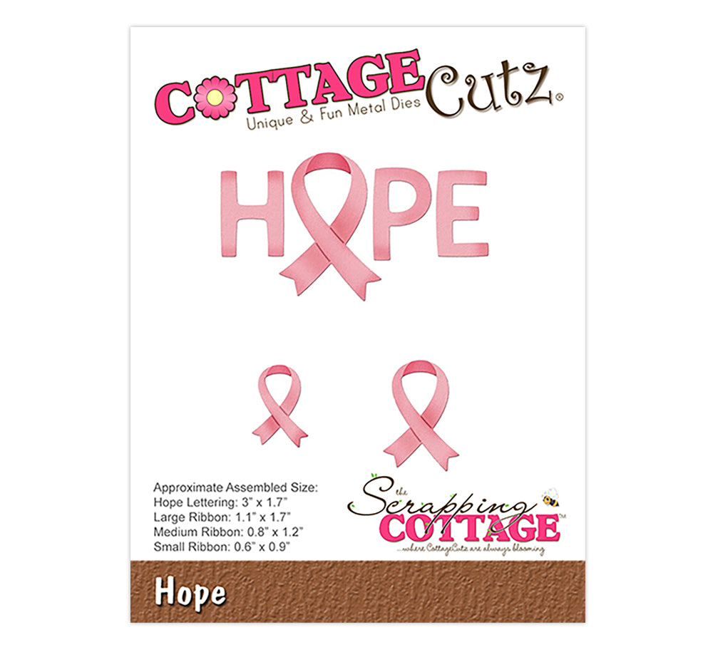 Cottage Cutz Die - Hope CC391