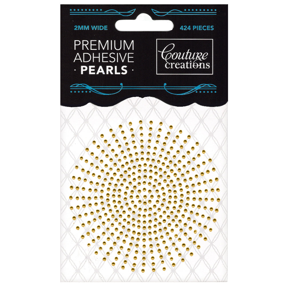 Couture Creations Pearls 2mm - Glamorous Gold CO725363