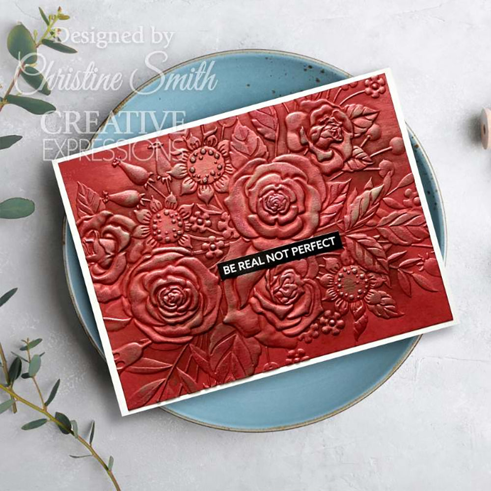 Creative Expressions 3D Embossing Folder - Rose Garden EF3D-074