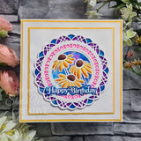 Creative Expressions Mini Shadowed Sentiments Die - Happy Birthday CEDSS030