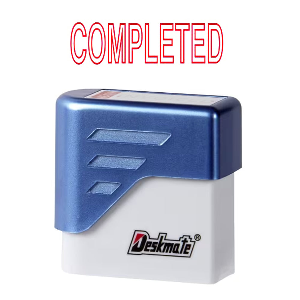 Deskmate Self Inking Stamp - Completed