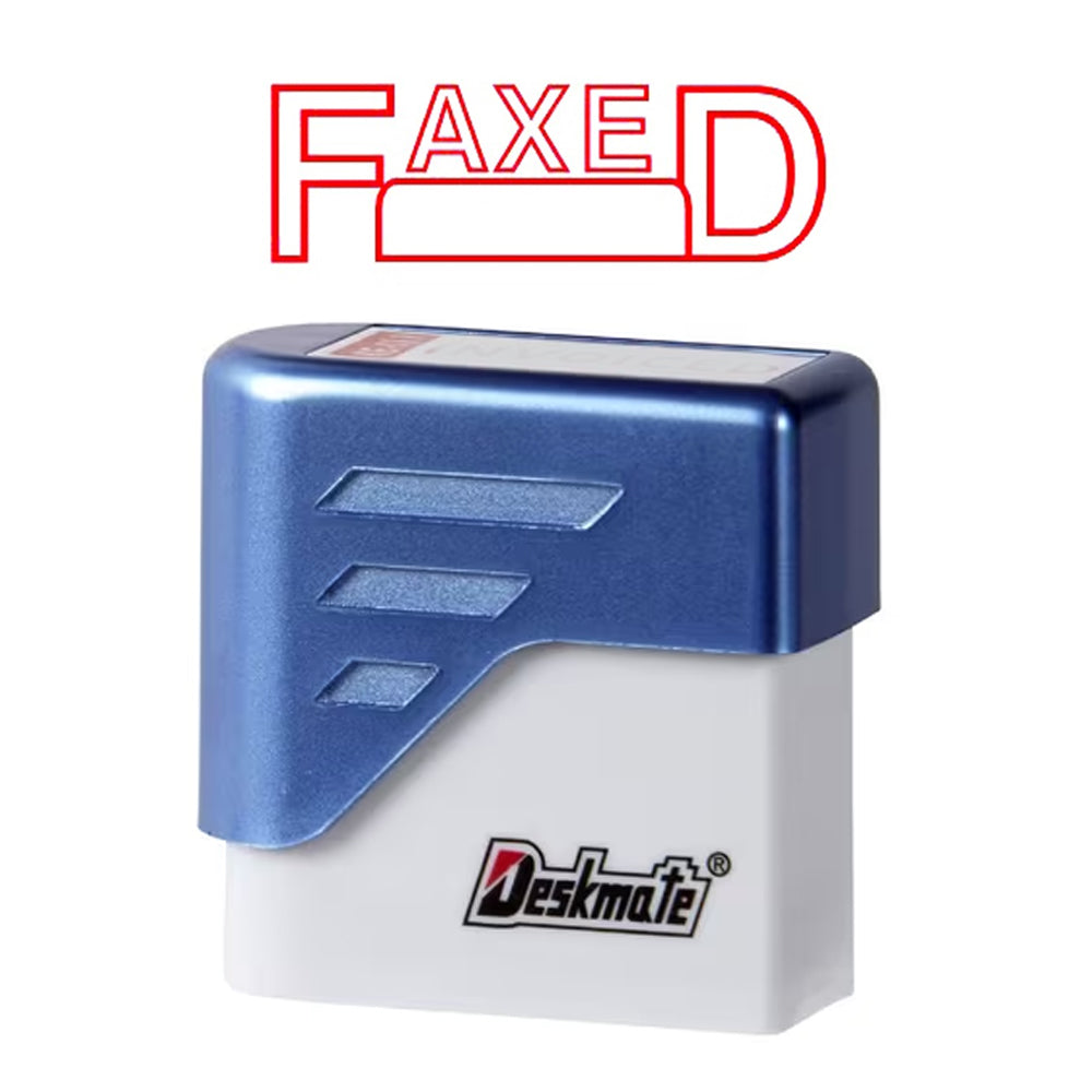 Deskmate Self Inking Stamp - Faxed