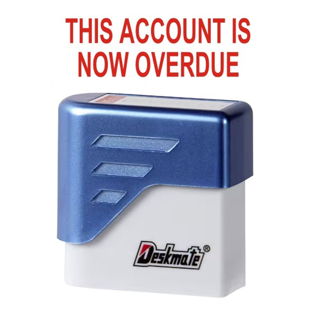Deskmate Self Inking Stamp - This Account Is Now Overdue