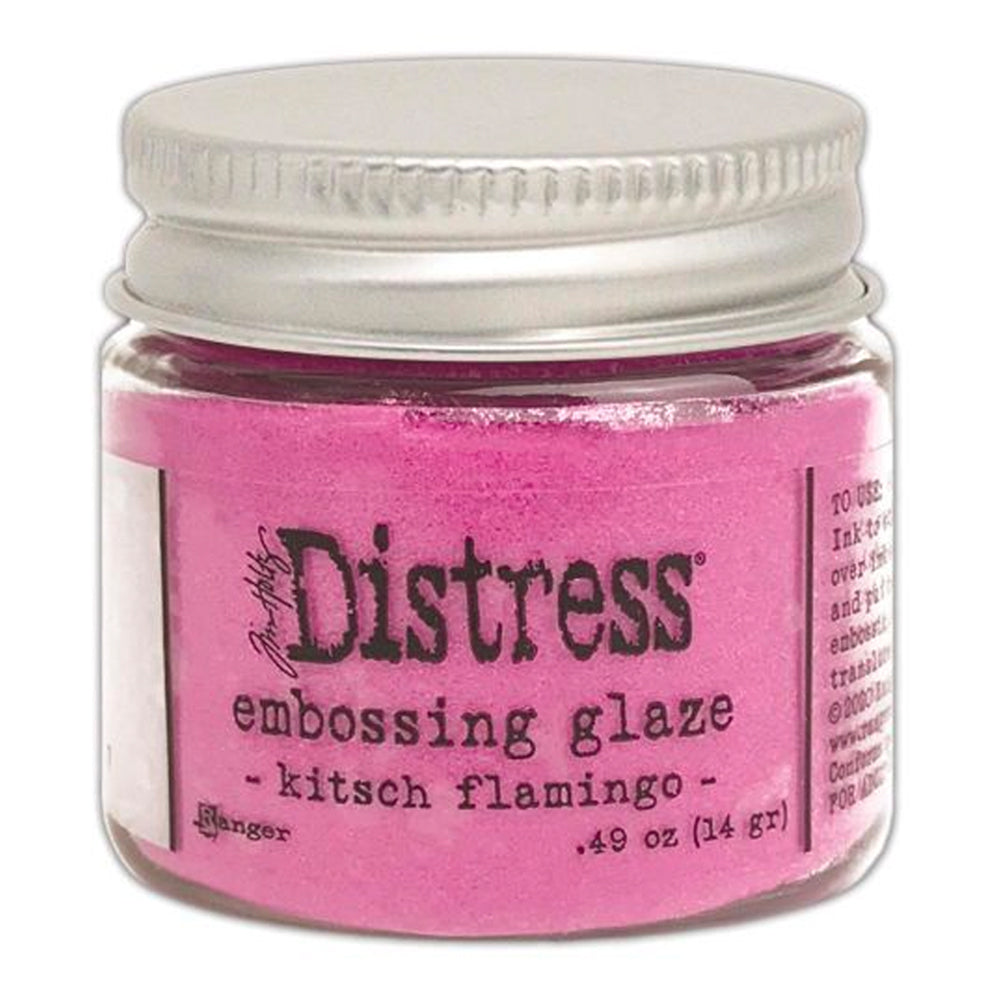 Distress Embossing Glaze -  Kitsch Flamingo