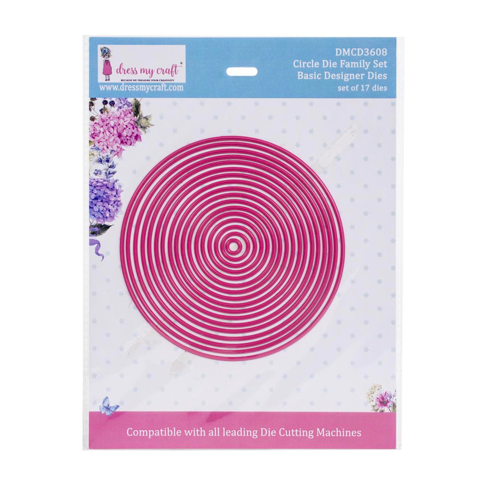 Dress My Craft Die - Circle Die Family Set DMCD3608