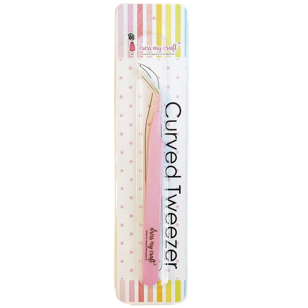 Tweezers Curved Tipped - Dress My Crafts DMCT5285