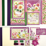 Elegant Flowers Creative Card Pack - Spring (Violet)