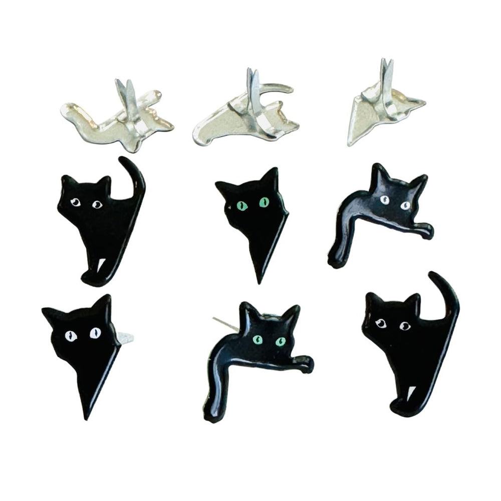 Eyelet Outlet Brads - Black Cats