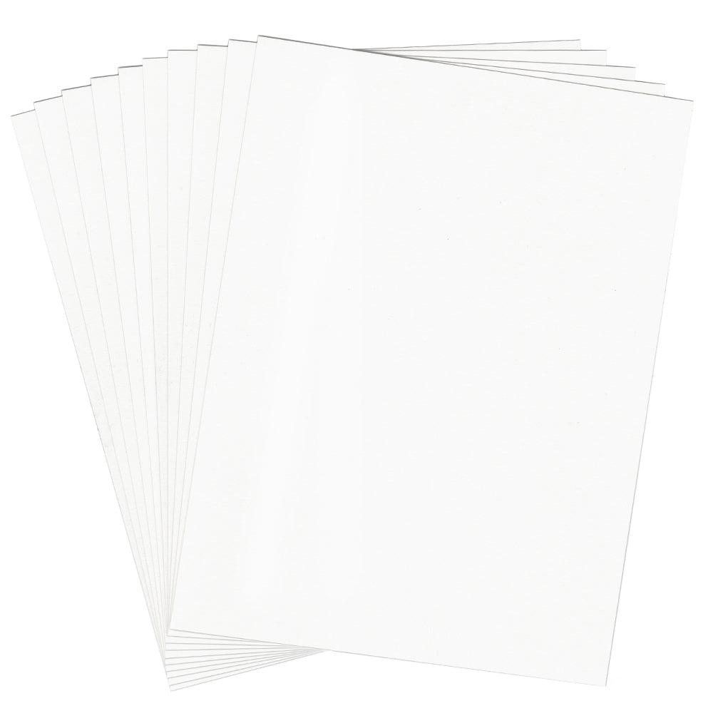 White - Gloss Greeting Card 10pk – Rubber Stamps by Montarga