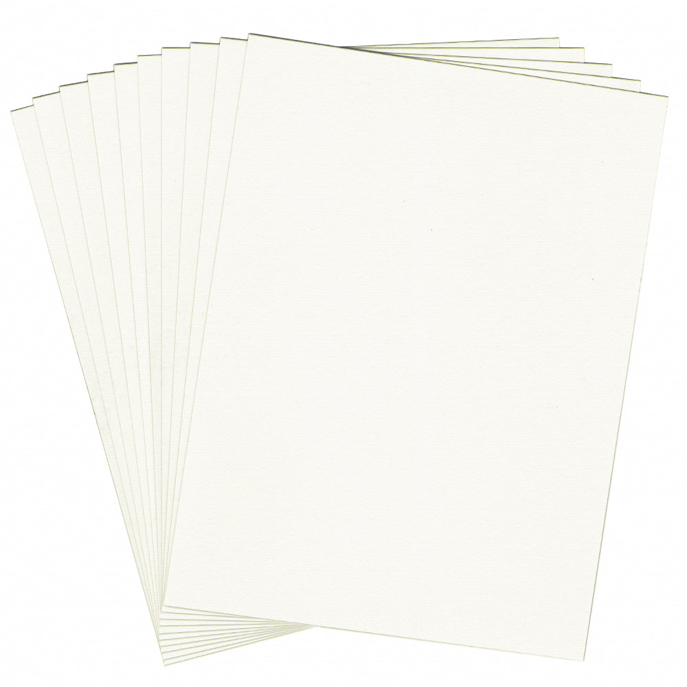 Greeting Card - White Textured 10pk