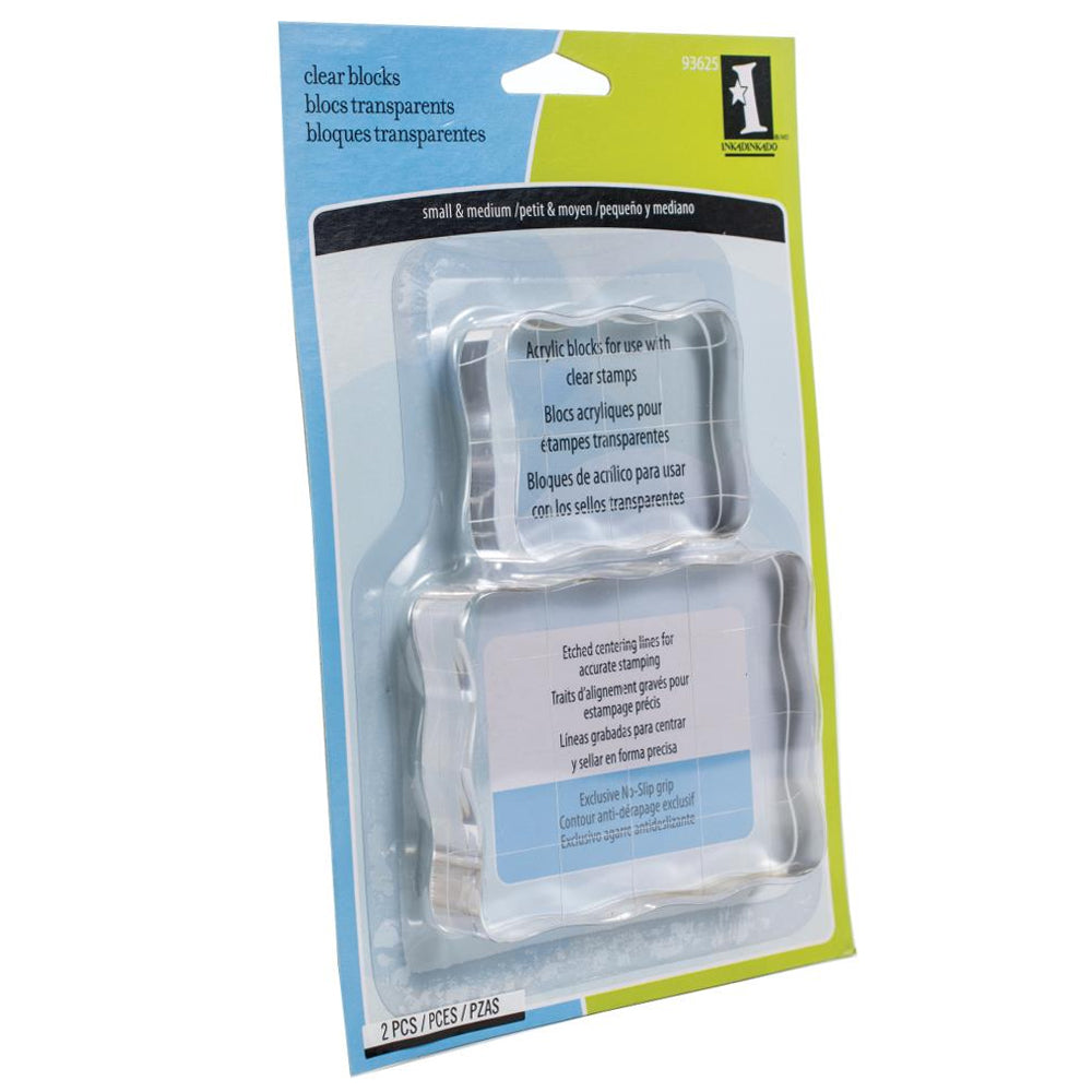 Acrylic Blocks Set of 2 - Inkadinkado 93625