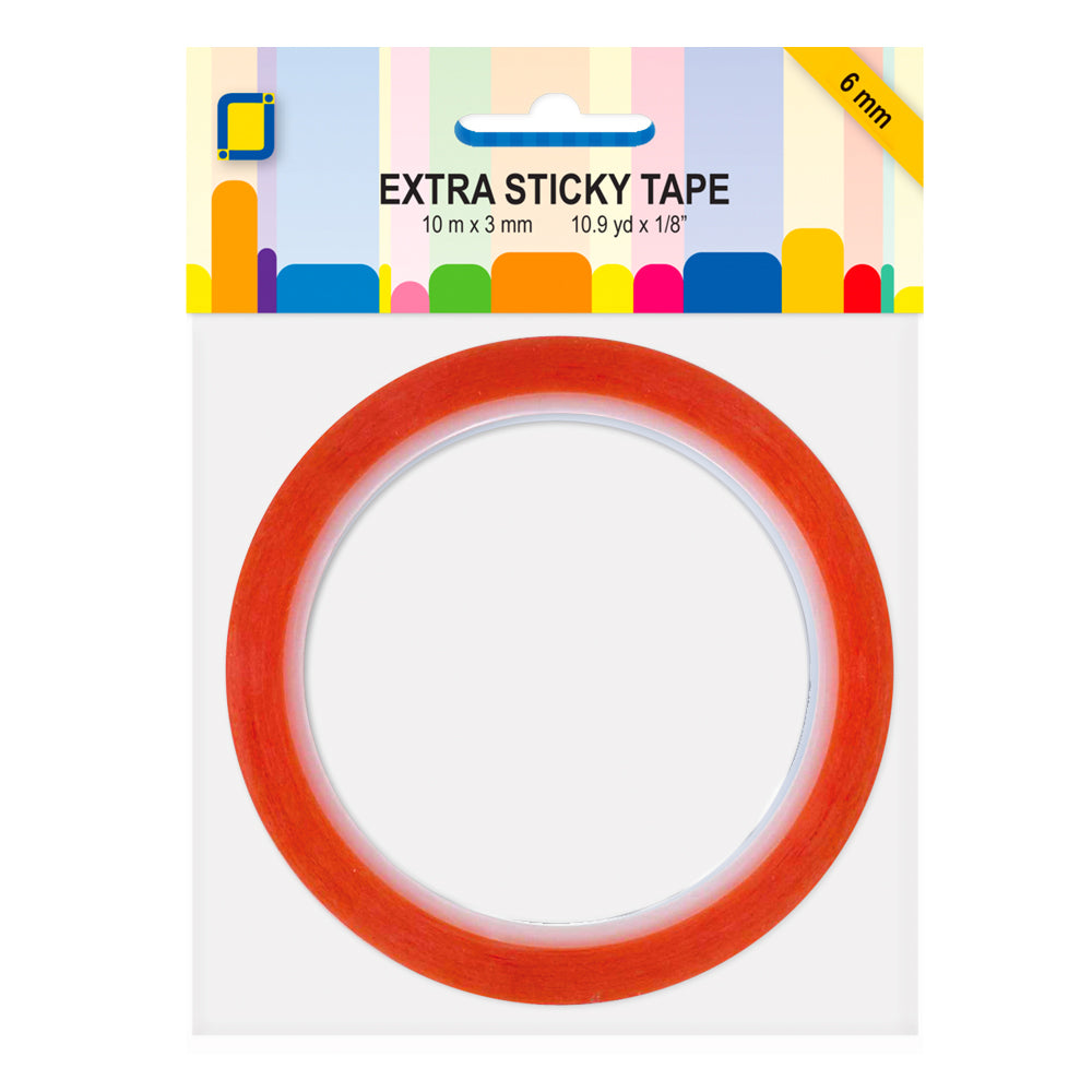 Jeje Products Double Sided Tape Extra Sticky 6mm