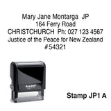 Justice of the Peace - Custom Name Rubber Stamp - JP1 A