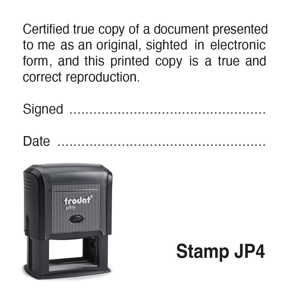Justice of the Peace Name Stamp - Stamp JP4