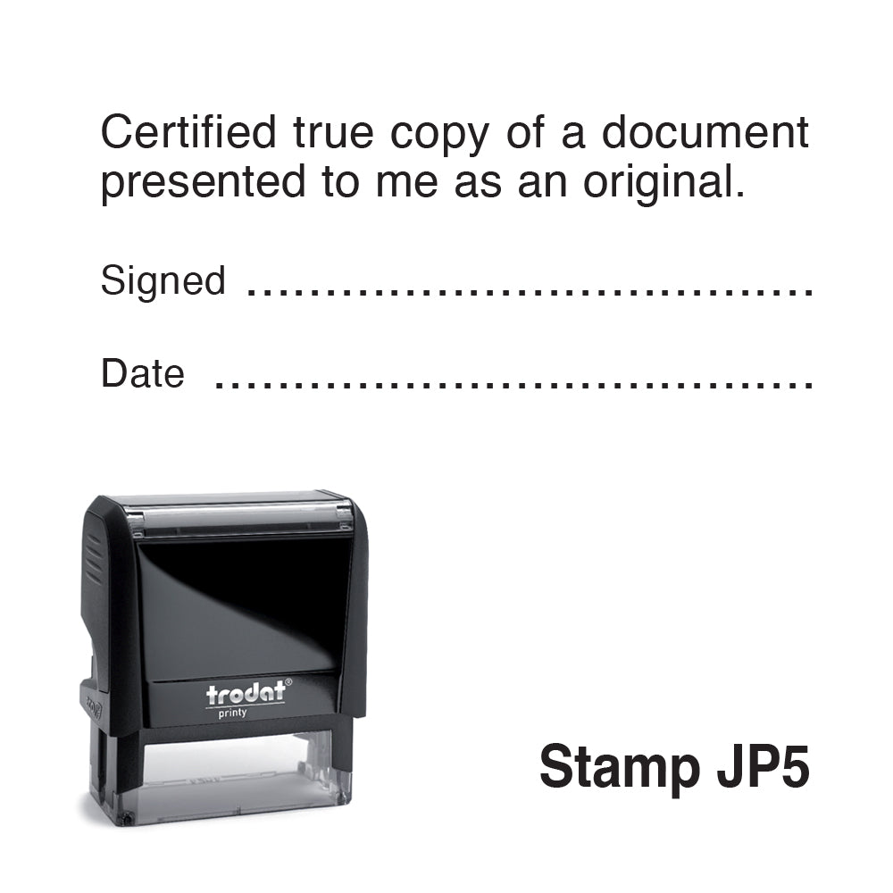 Justice of the Peace Name Stamp - Stamp JP5