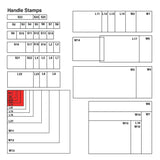 L19 Vue Stamp - Custom Handle Stamp 30 x 30mm