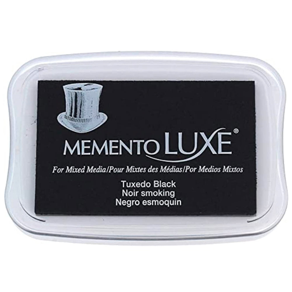 Tsukineko Memento Luxe Pigment Ink Pad - Tuxedo Black