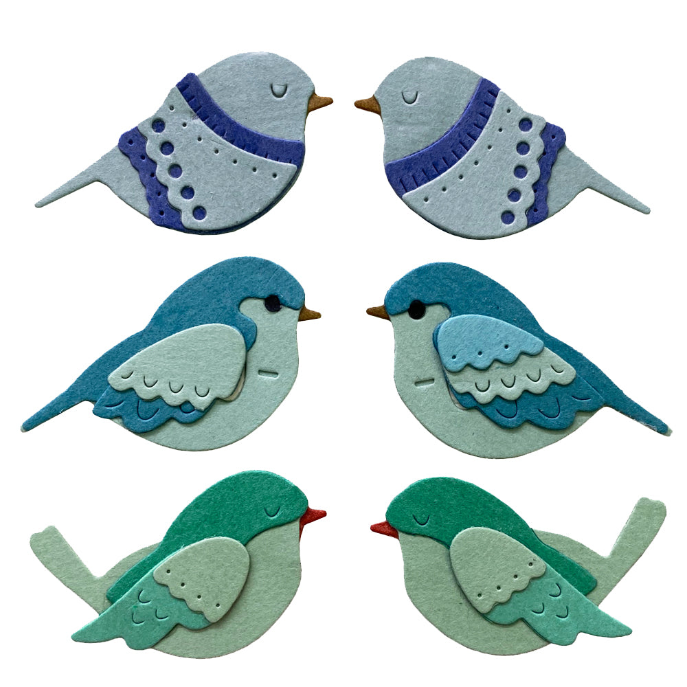 Montie's Craft Supplies Die Set - Cute Birdies