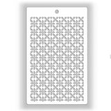 Montie's Craft Supplies Stencil - Geometric Floral