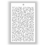 Montie's Craft Supplies Stencil - Leaf Swirl