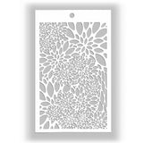 Montie's Craft Supplies Stencil- Petal Clusters