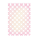 Montie's Craft Supplies Stencil - Petal Grid