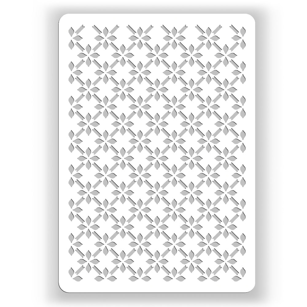 Montie's Craft Supplies Stencil - Petal Grid