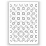 Montie's Craft Supplies Stencil - Petal Grid