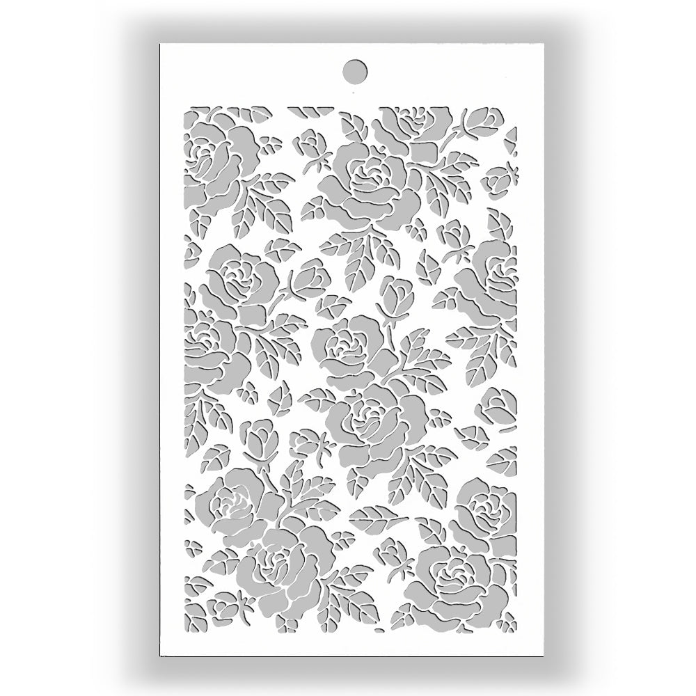 Montie's Craft Supplies Stencil - Roses