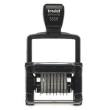 Trodat 5558 Self Inking Number Stamp - 5mm 8 Numbers