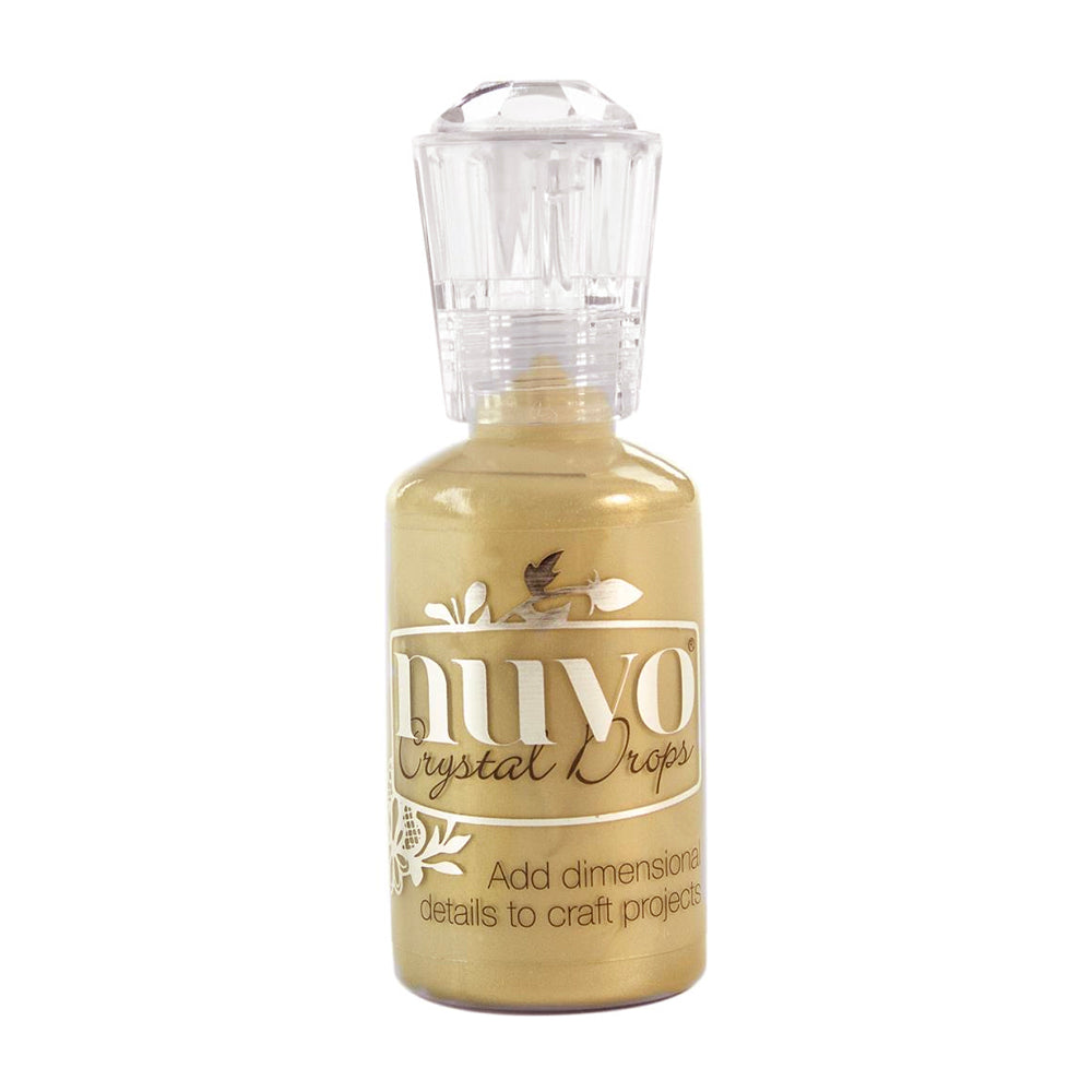 Nuvo Crystal Drops Metallic - Mustard Gold