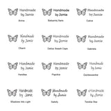 5000 B Butterfly - Personalised Rubber Stamp