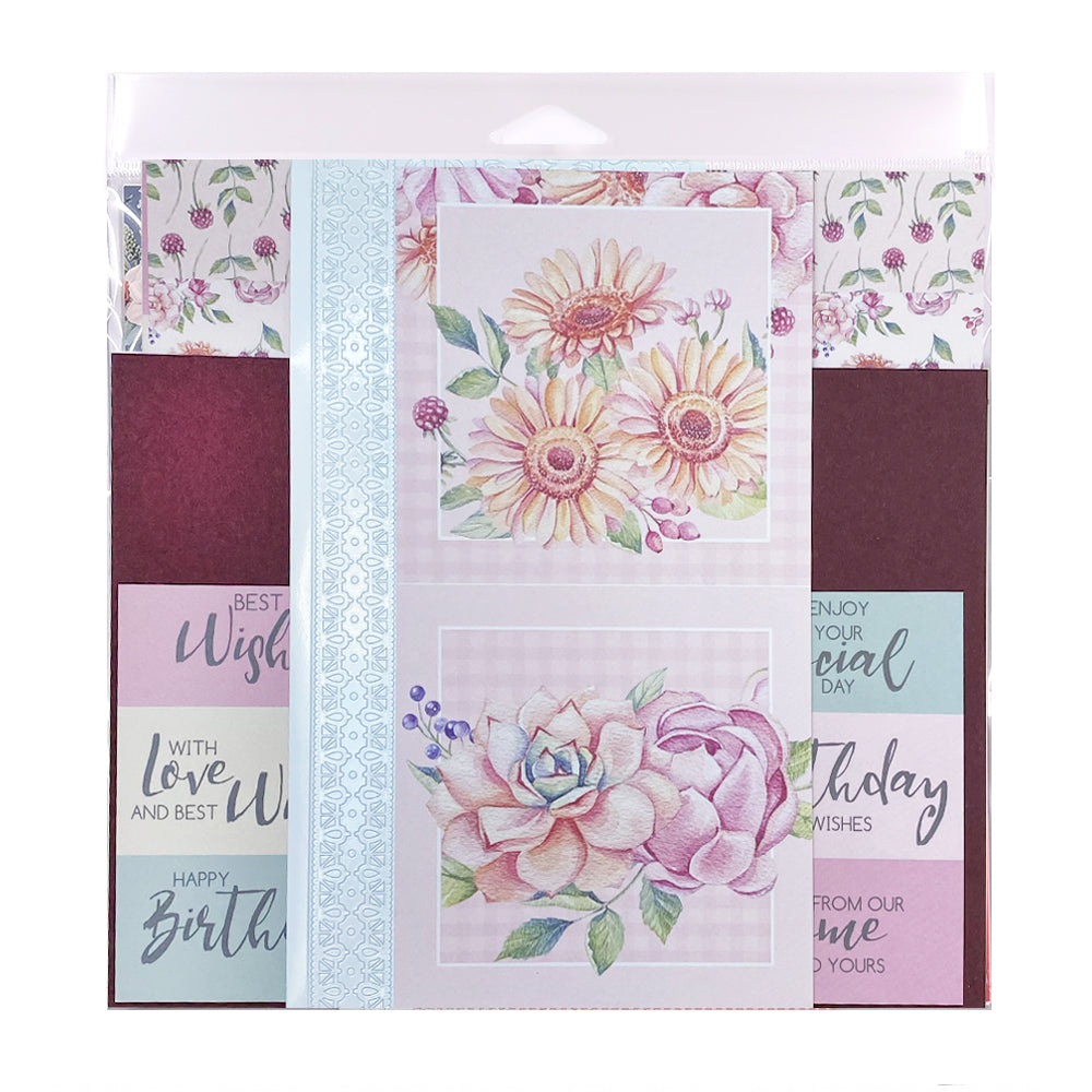 Pretty Paper Card Kit - Grandmas Garden