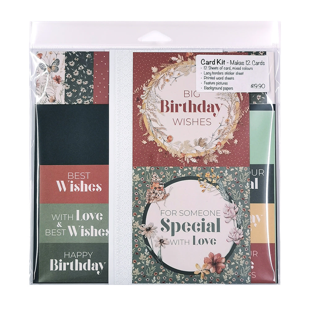 Pretty Paper Card Kit - Vintage Florals