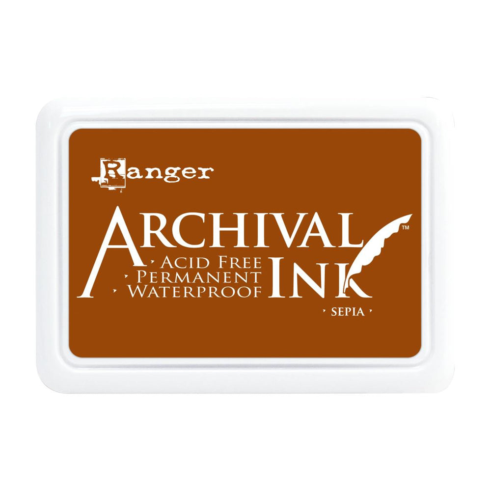 Ranger Archival Dye Ink Pad - Sepia