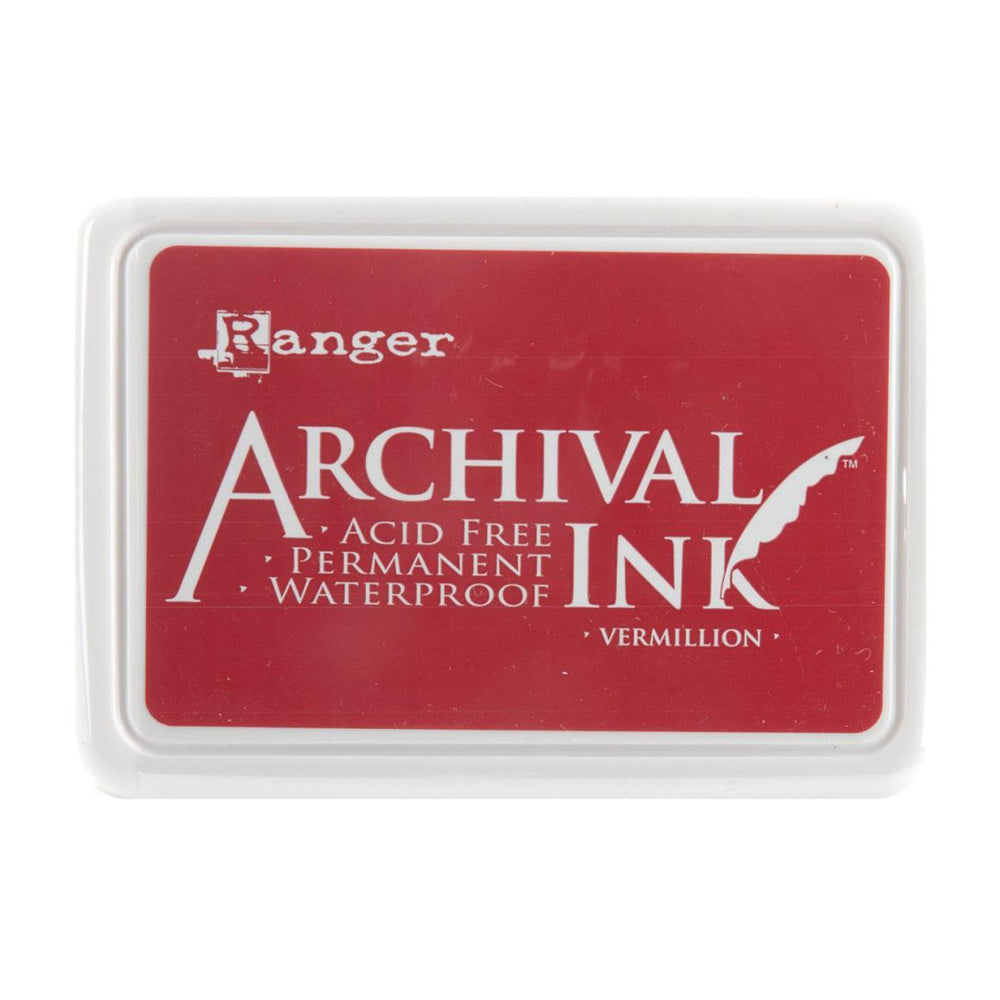 Ranger Archival Dye Ink Pad - Vermillion