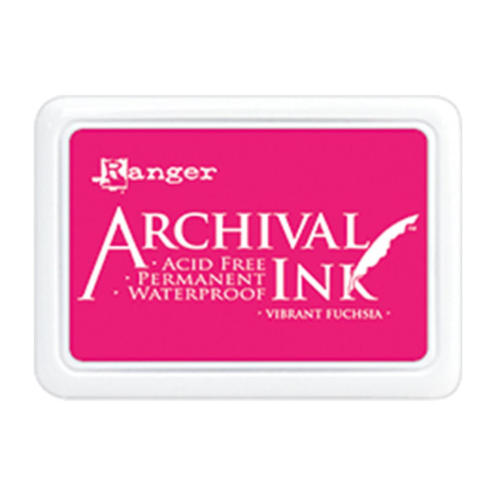 Ranger Archival Dye Ink Pad - Vibrant Fuchsia