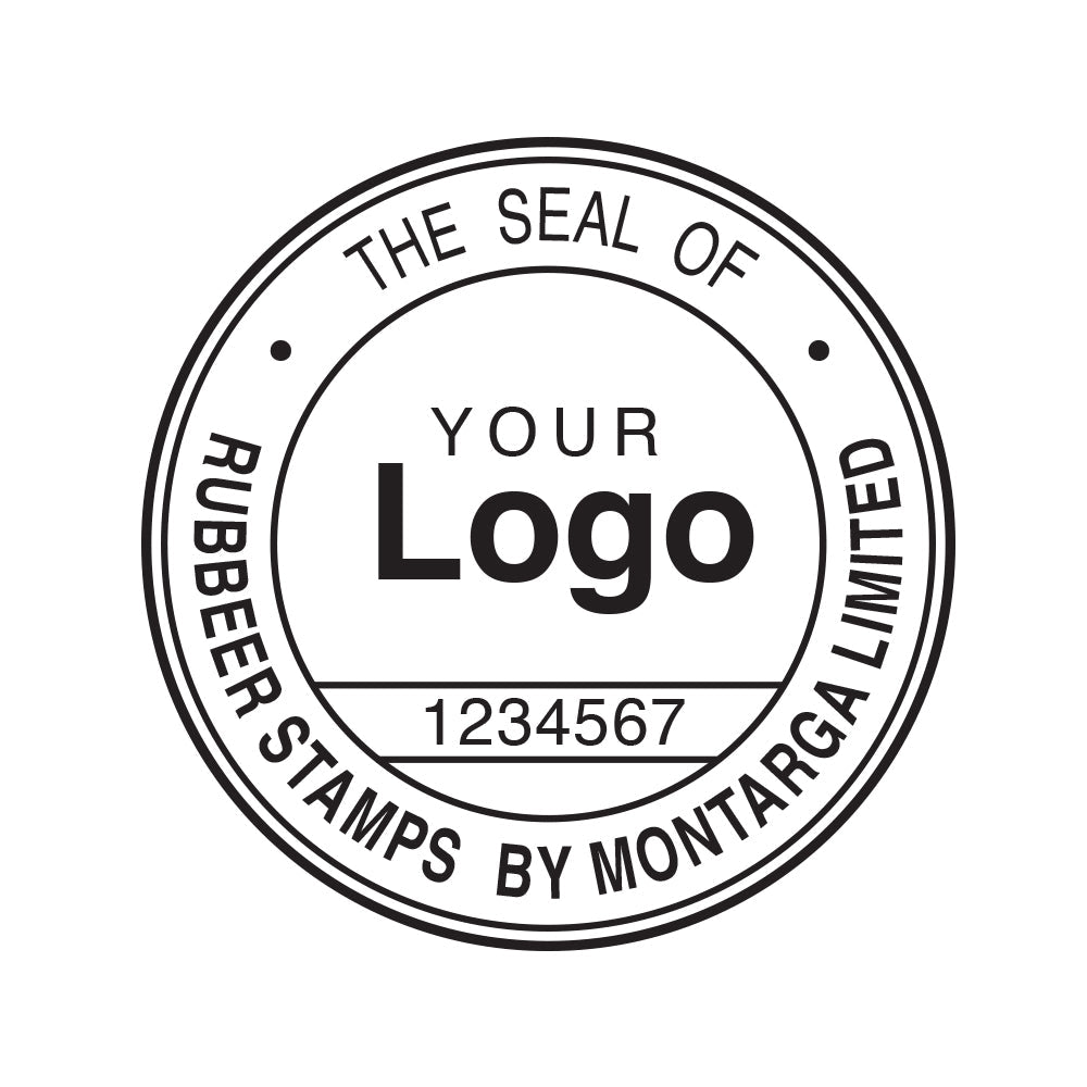 The Seal of + Logo + Number Stamp - L15
