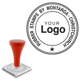 Round Seal Stamp - Long Title + Logo  - L15