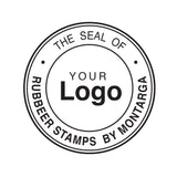 The Seal of + Logo Stamp - 4645