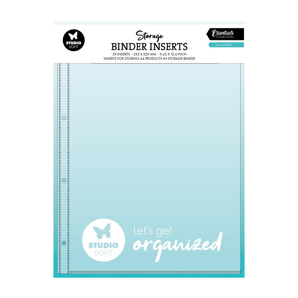 Studio Light Essentials Storage Binder Inserts - A4 SL-TO-STOR04