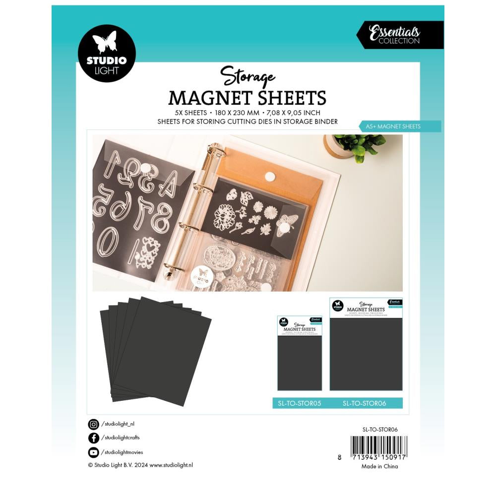 Studio Light Essentials Storage Magnet Sheets - A5 SL-TO-STOR06