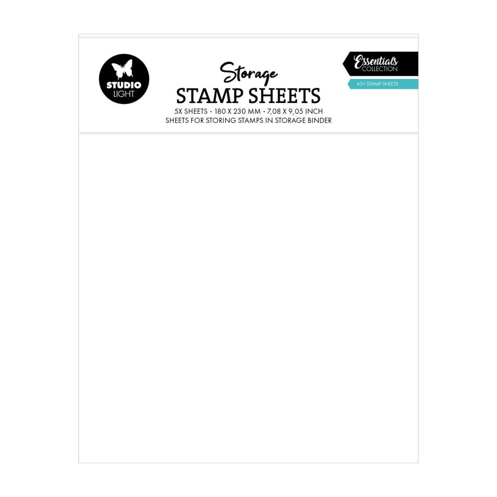 Studio Light Essentials Storage Stamp Sheets - A5 SL-TO-STOR08